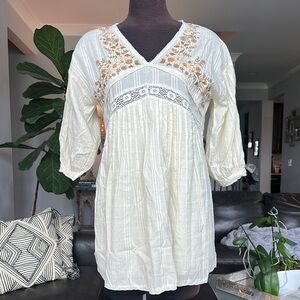 Zara boho mini dress NWT